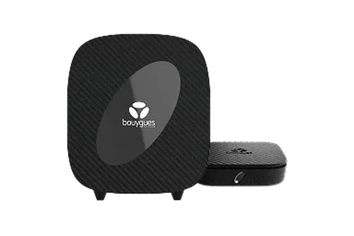 La box Bbox Ultym Fibre et son décodeur TV Bouygues Telecom